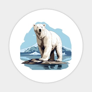 Arctic Polar Bear Magnet